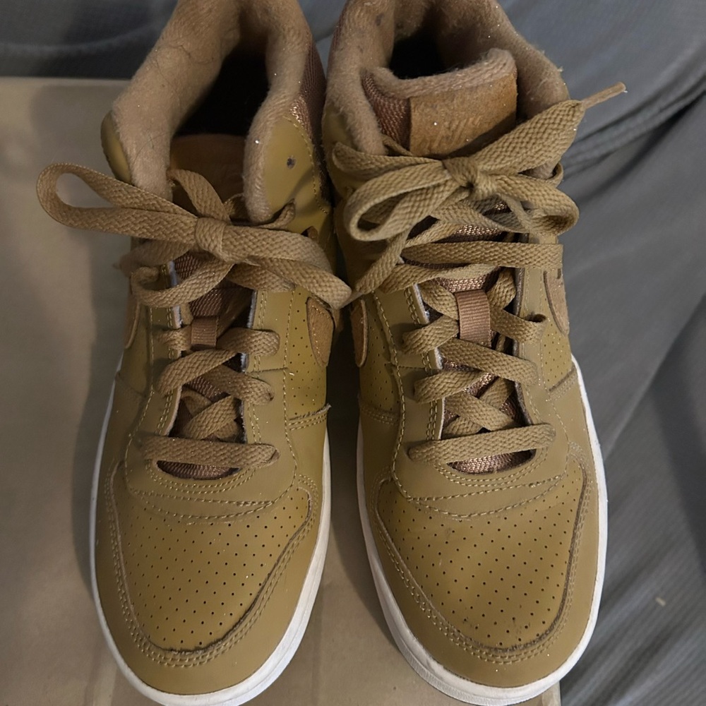 Nike Tan High-Top Sneakers